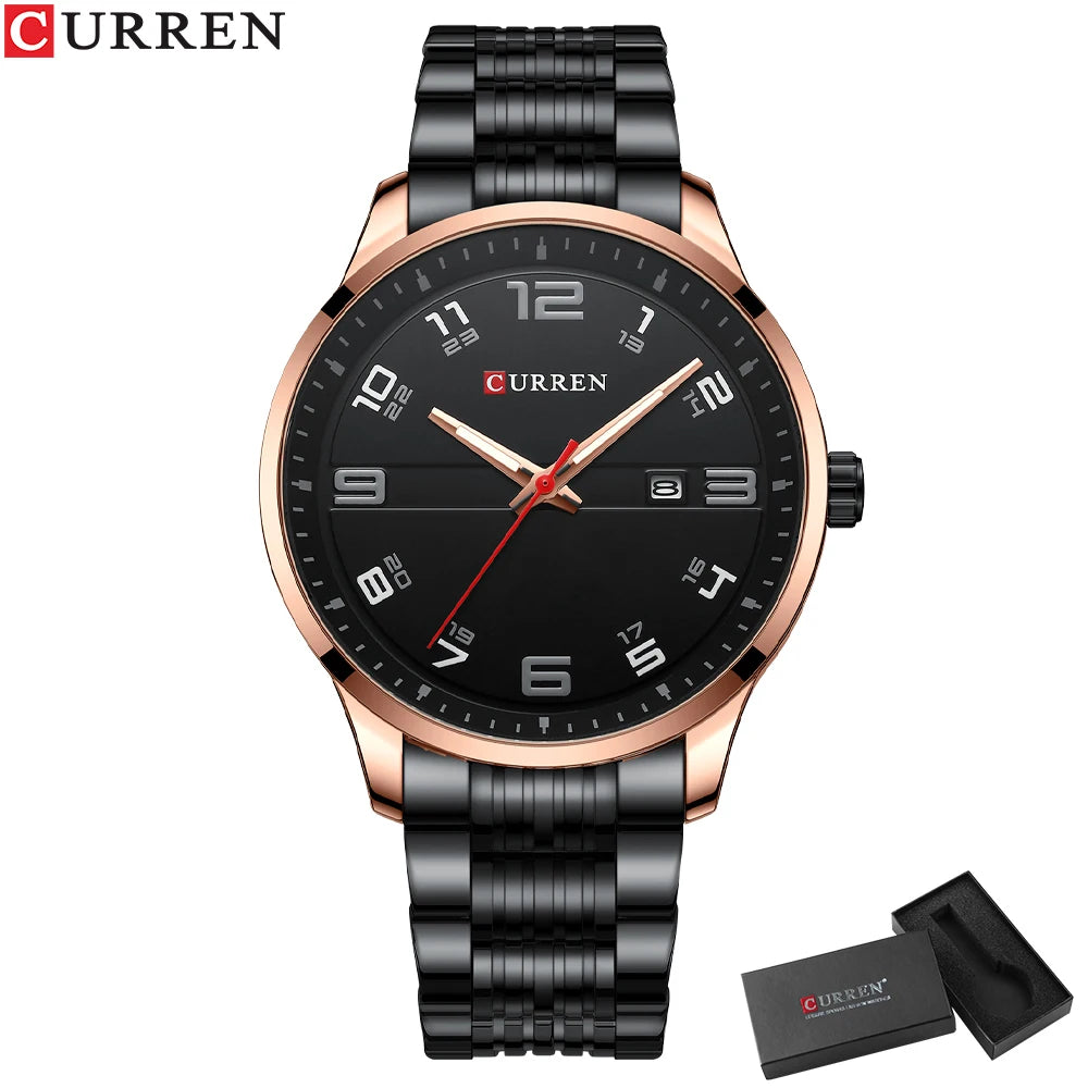 CURREN Luxury Stainless Steel Watch
