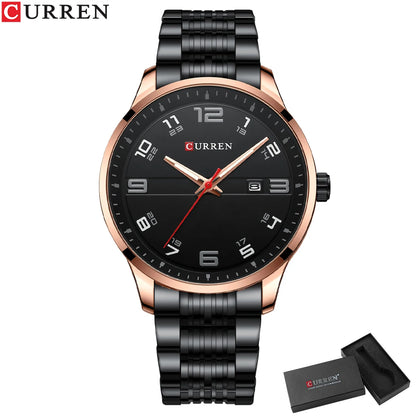 CURREN Luxury Stainless Steel Watch