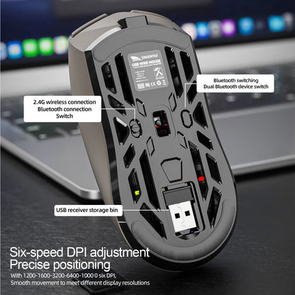 SMAILWOLF RS8 1000Hz Bluetooth Mouse