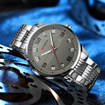 CURREN Luxury Stainless Steel Watch