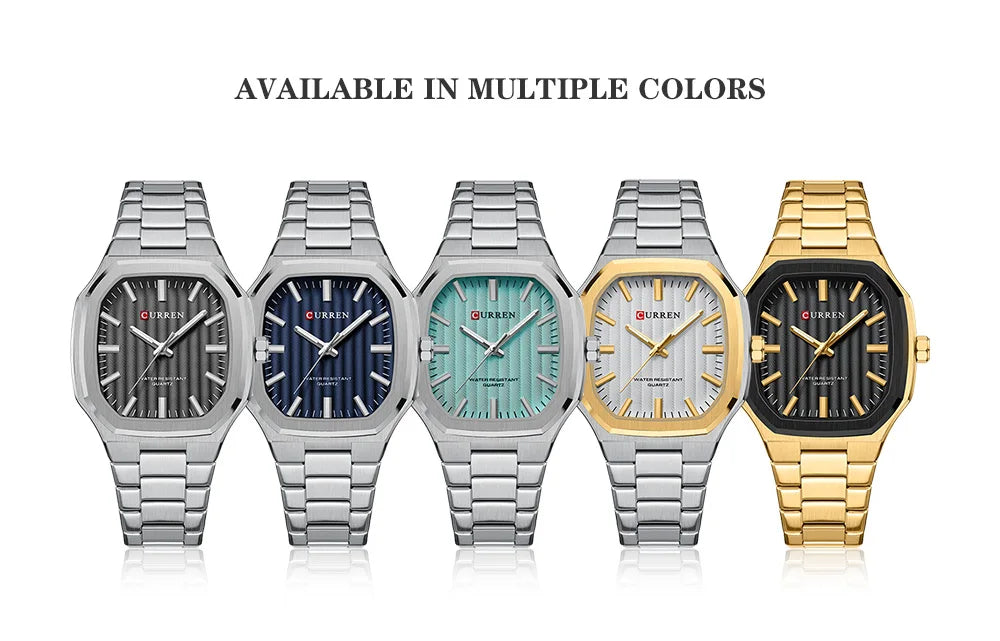 CURREN Luxury Business Square Watch