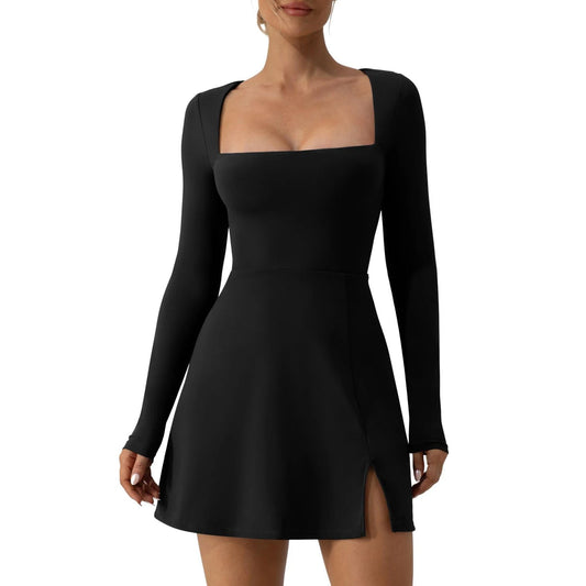 Women's Bodycon Square Neck Dress