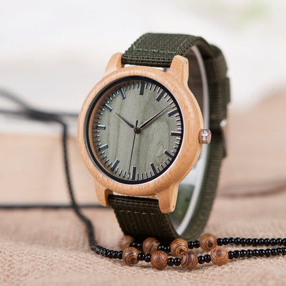 BOBO BIRD Wooden Analog Wristwatche