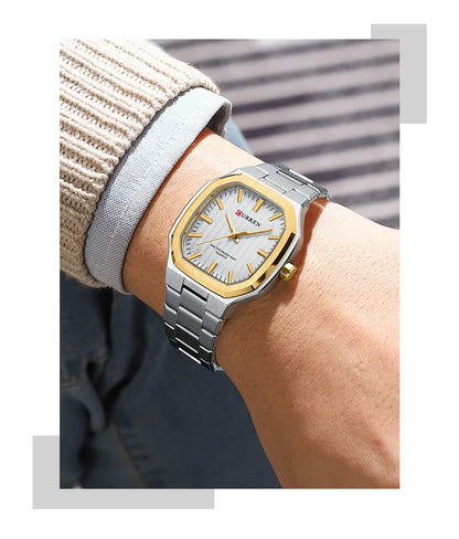 CURREN Luxury Business Square Watch