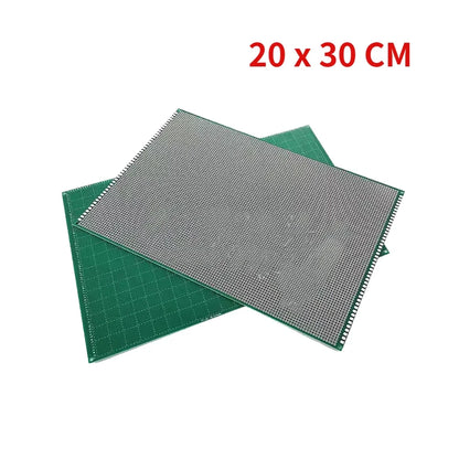 1PCS Single Sided PCB Universal Printed Circuit Board 2x8 3x7 4x6 6x8 10x10 10x15 10x22 12x18 15x20 20x30CM DIY Breadboard Plate