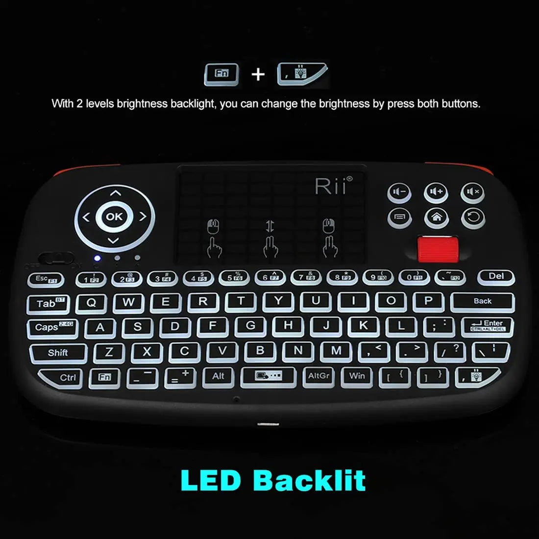 Rii i4 Mini Bluetooth Wireless Keyboard