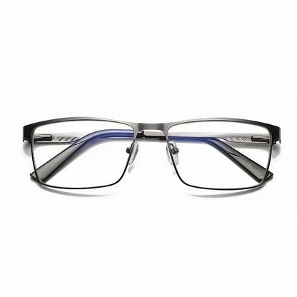 Square Metal Large Frame Reading Glasses