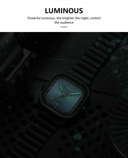 CURREN Simple Business Square Quartz Watch