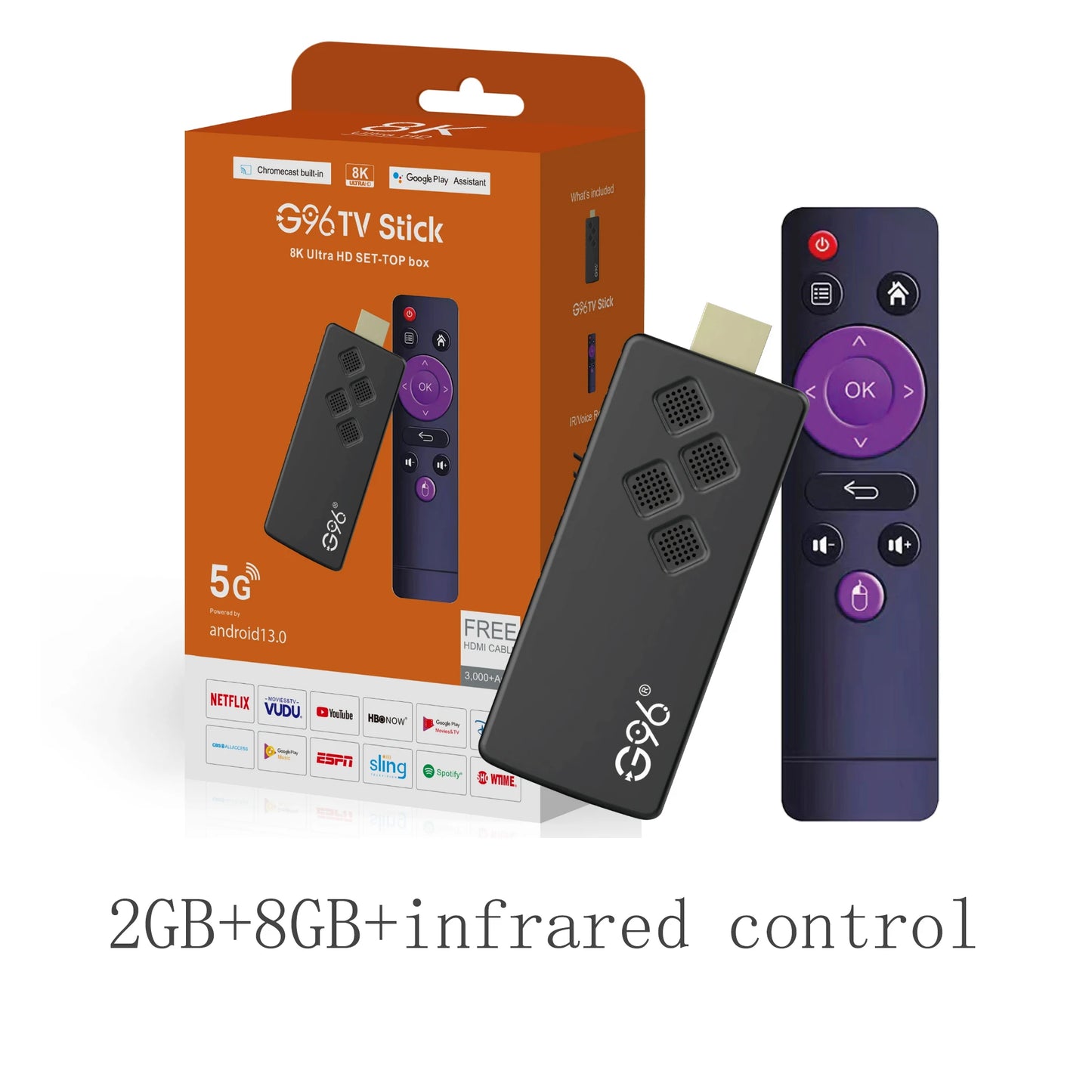 Android13 G96 TV Stick 8K