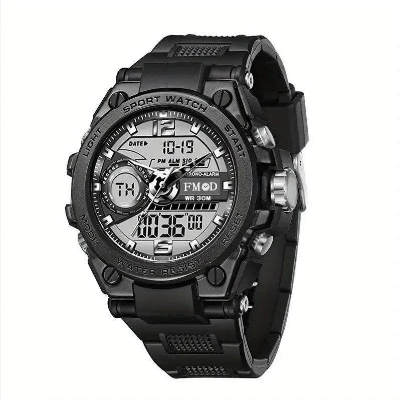 Men Military Digital Waterproof Wristwatch LED Quartz Clock Sport Watch