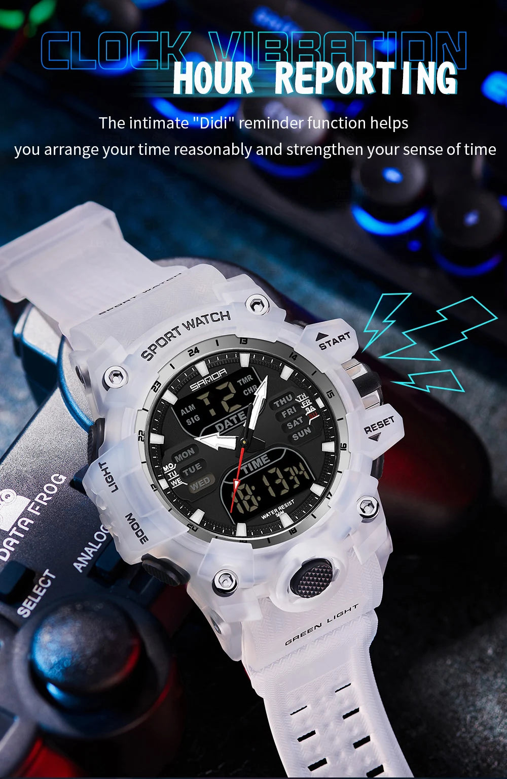 Simple Night Waterproof Sports Electronic Watch