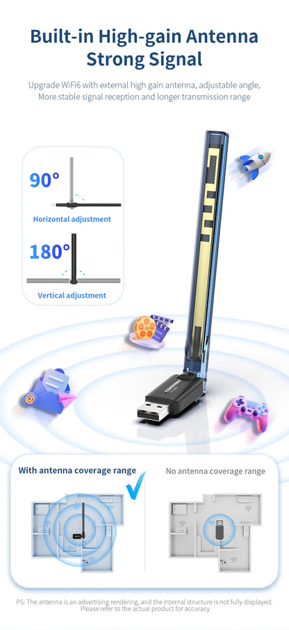 287Mbps WiFi 6 Adapter