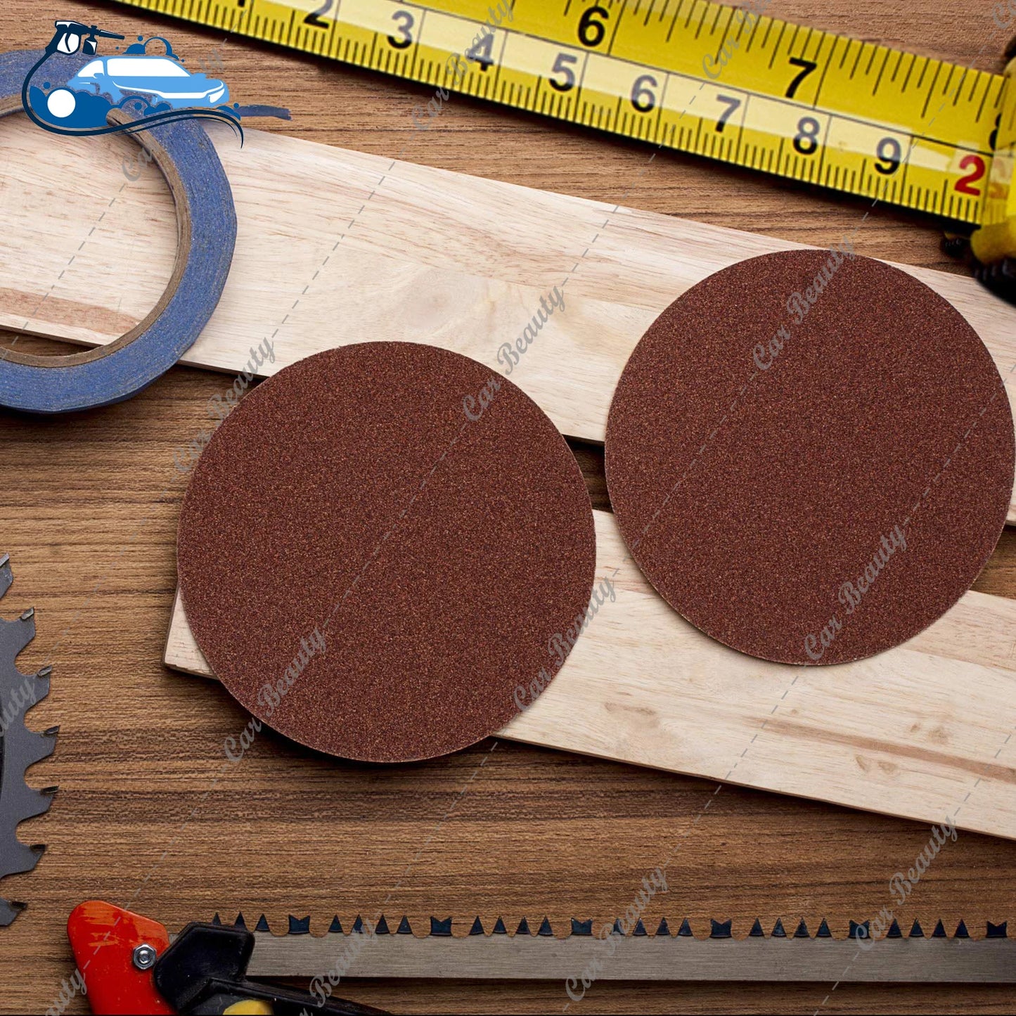 97mm 4inch Hook & Loop Round Sanding Disc Pad 60/80/100/150/180/240/320/400/600/800/1000/2000/3000/5000 Assorted Grits Sandpaper