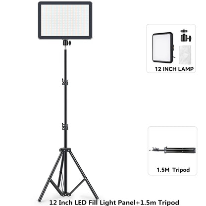 Photo Studio Lamp Kit with Tripod Stand