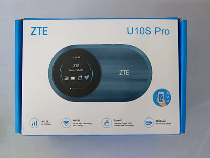 Unlocked ZTE U10S Pro 4G Wireless Router