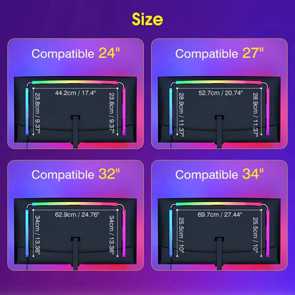 Immersion RGB Computer Screen Synchronization Glow Strip