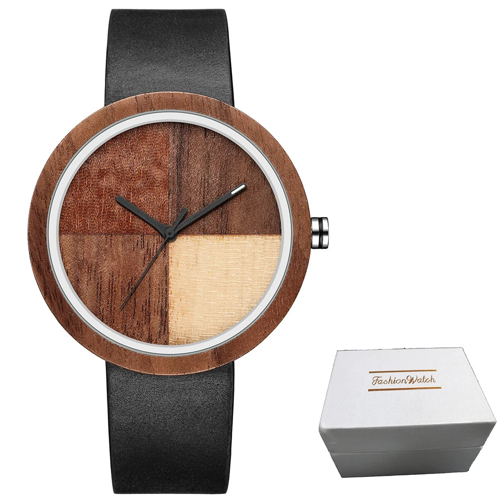 Casual Quartz Wooden Watch