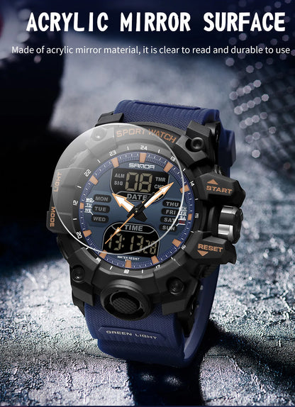Simple Night Waterproof Sports Electronic Watch