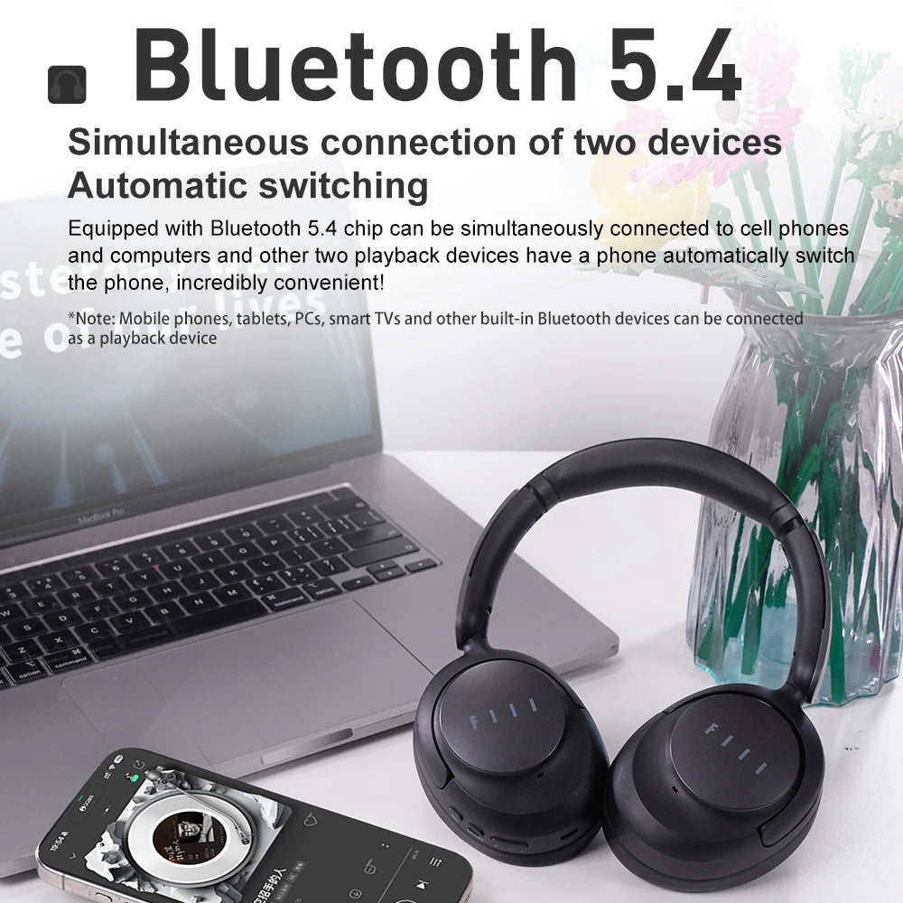 FIlL Key Max Hl-FI Wireless ANC Headphones