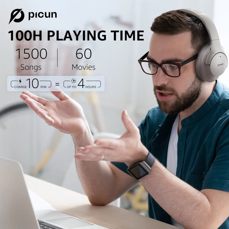 Picun ANC-05 Active Noise Cancelling Headphones