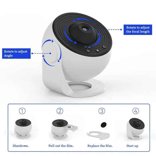 LED Night Vision Projector Starry Sky Projector