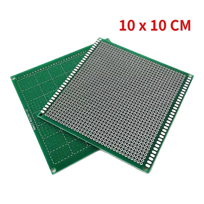 1PCS Single Sided PCB Universal Printed Circuit Board 2x8 3x7 4x6 6x8 10x10 10x15 10x22 12x18 15x20 20x30CM DIY Breadboard Plate