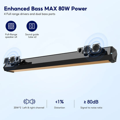 AIYIMA S03pro Wireless Soundbar