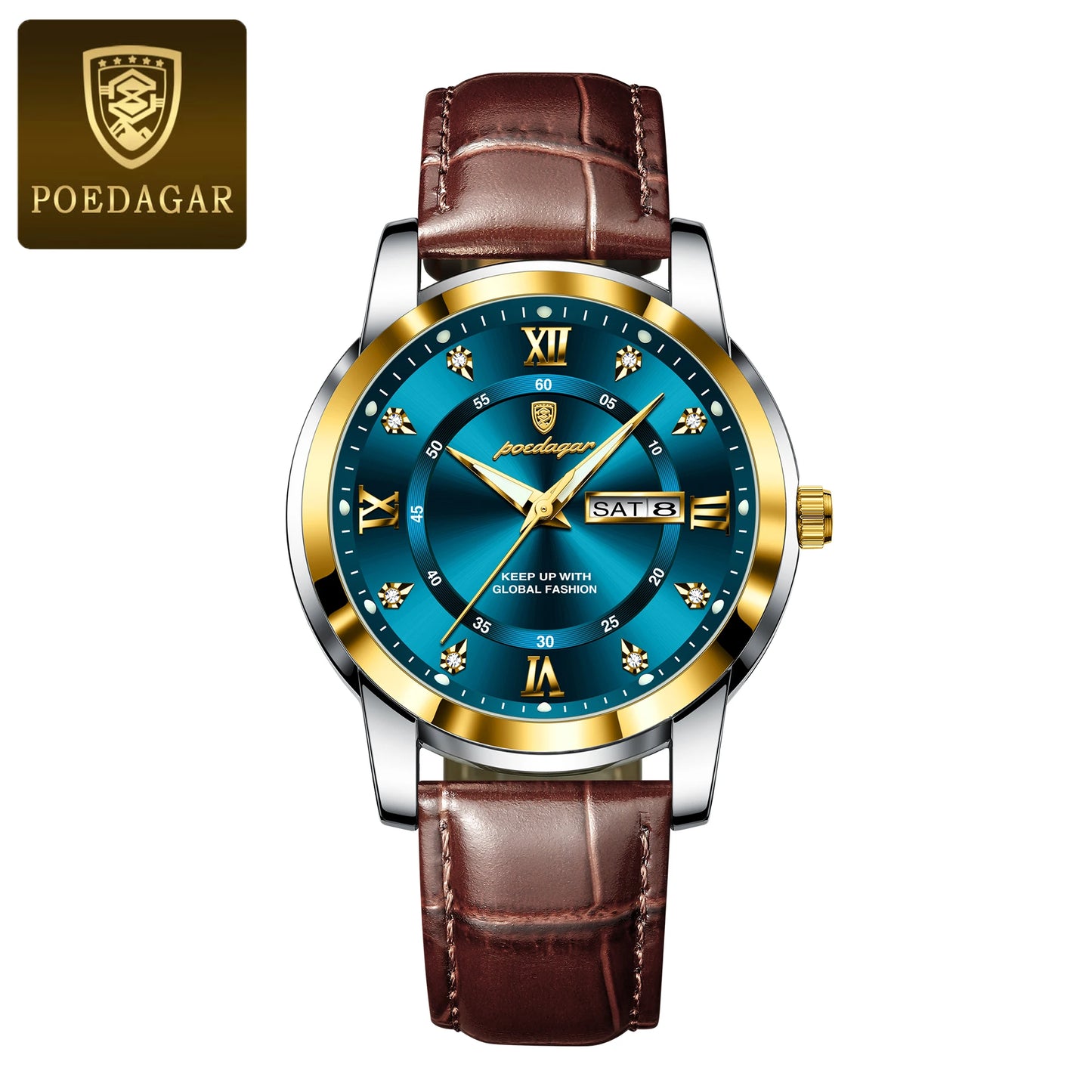 POEDAGAR Luxury Business Men Watch