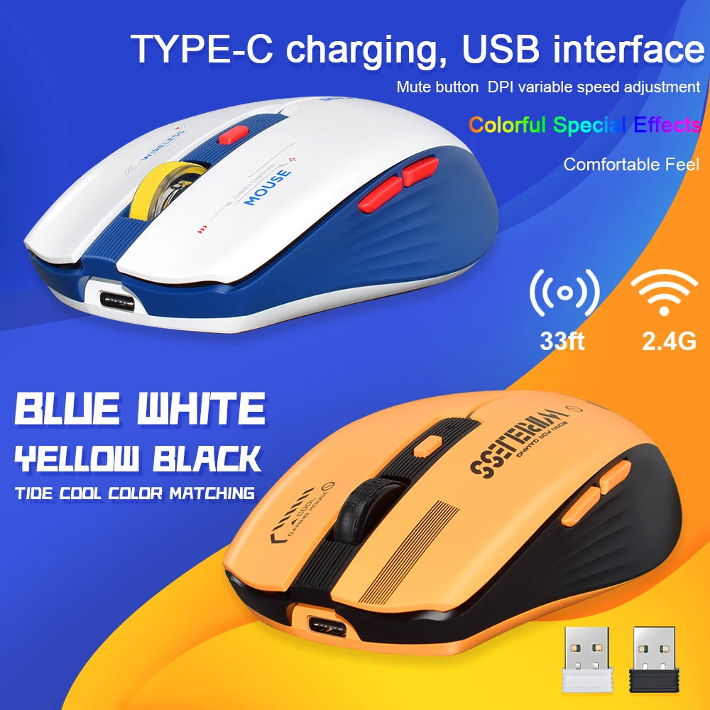 LT-T19 Ergonomic Rechargeable Gaming Mouse