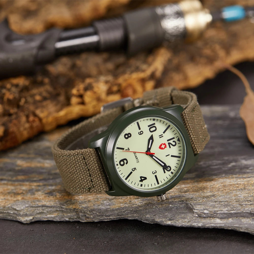 Fashion Woven Canvas Watch