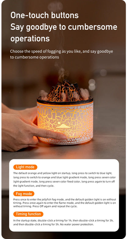 Volcanic Lava Jellyfish Aromatherapy Flask