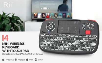 Rii i4 Mini Bluetooth Wireless Keyboard