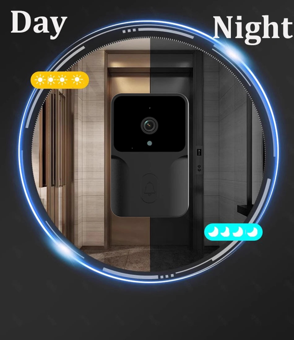 Mirixi Wireless 4.3 Inch IPS Video Doorbell with Camera