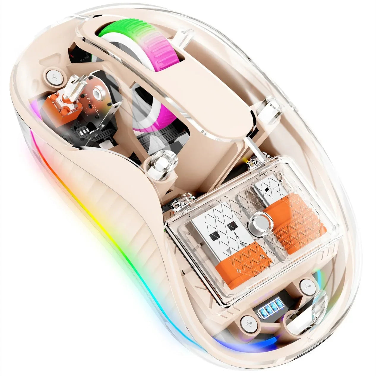 Transparent Bluetooth Wireless Mouse