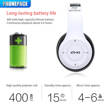 Stereo P47 Bluetooth Headset