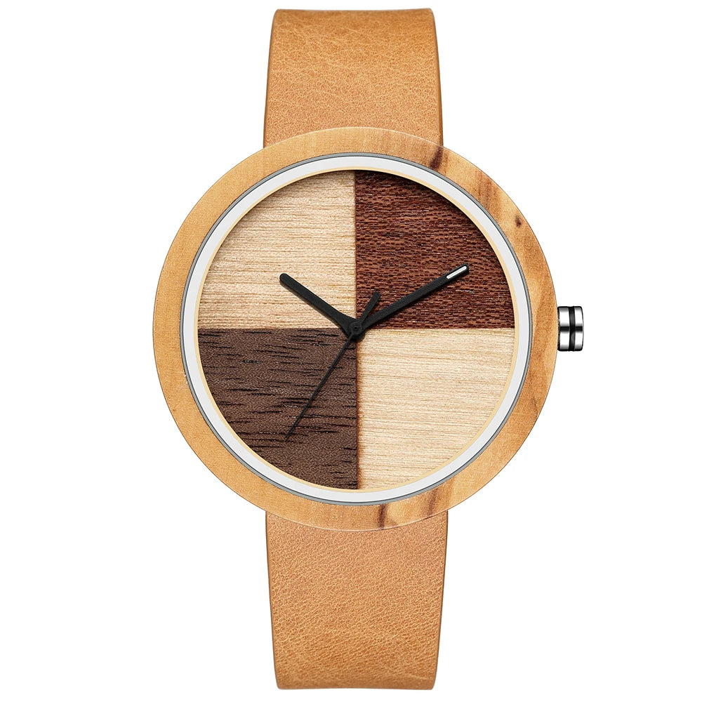 Casual Quartz Wooden Watch
