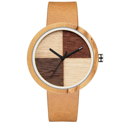Casual Quartz Wooden Watch