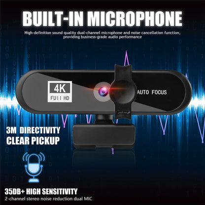 8K 4K Autofocus Webcam