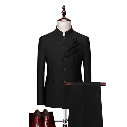 Men's Chinese Style Stand Collar Suit II