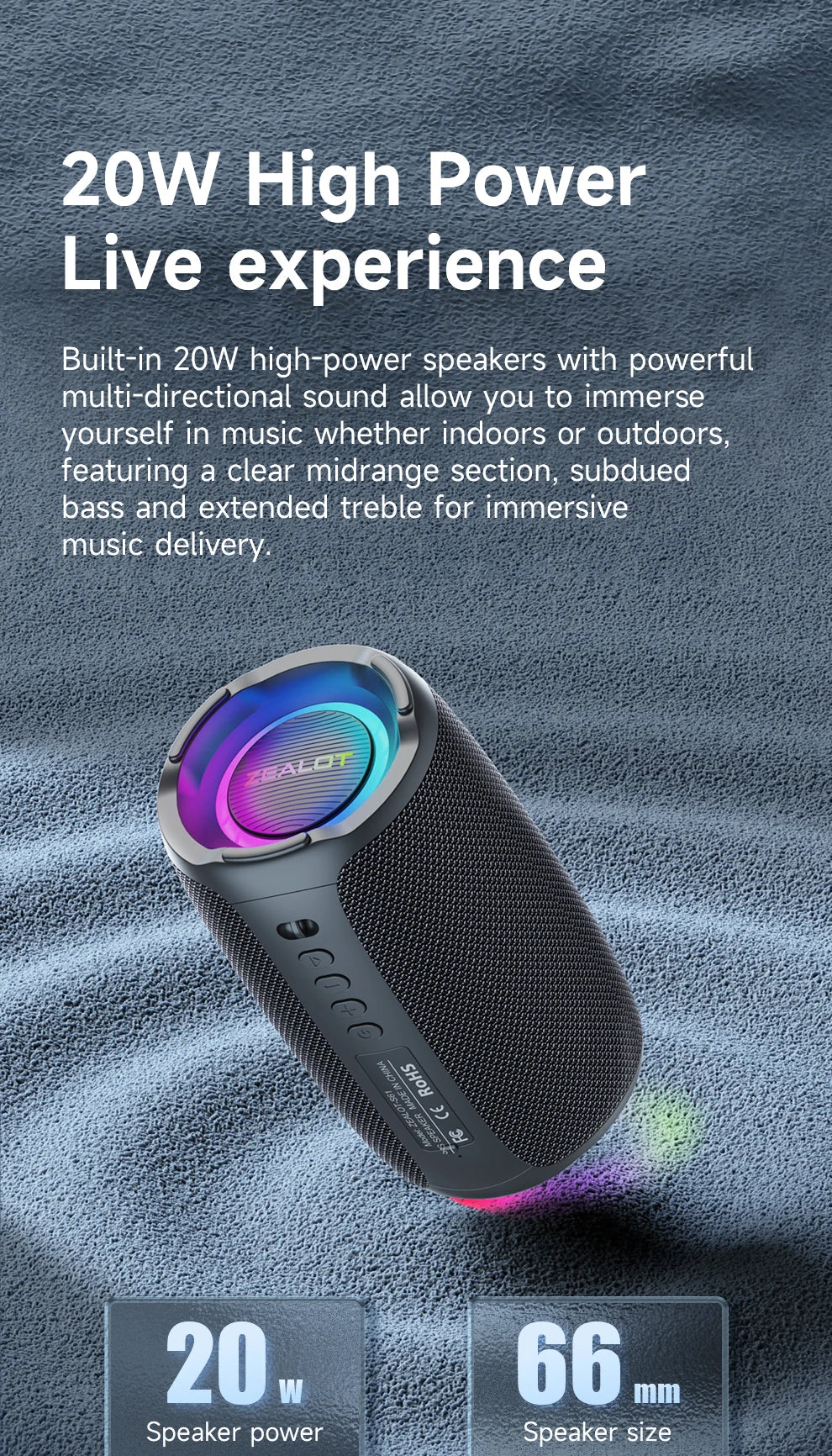ZEALOT-S61 Bluetooth Speaker