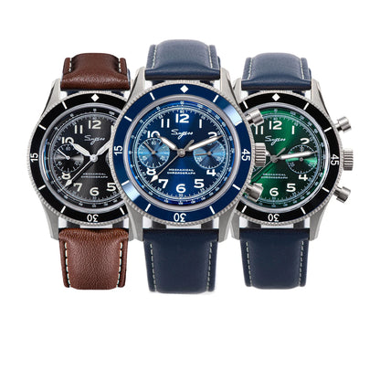 Sugess Handwind Chronograph Watch