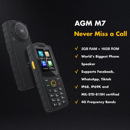 AGM M7 2+16G Volte Android Feature Phone