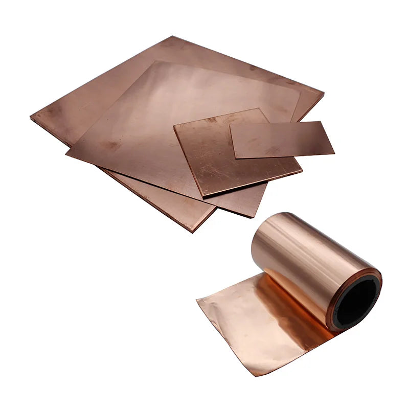 Copper Sheet Plate 0.02mm 0.03mm 0.04mm 0.05mm 0.08mm 0.1mm 0.2mm 0.3mm 0.4mm 0.5mm 0.6mm 0.8mm 1mm
