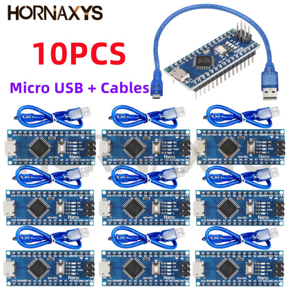 Promotion For arduino Nano V 3.0 Atmega328 Controller Compatible Board Module PCB Development Board MINI/TYPE-C/MICRO USB NANO