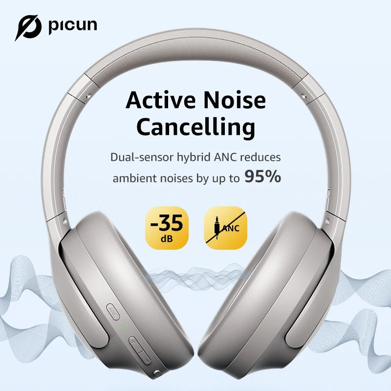 Picun ANC-05 Active Noise Cancelling Headphones