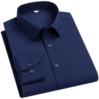 Bamboo Fiber Elastic Men's Shirt