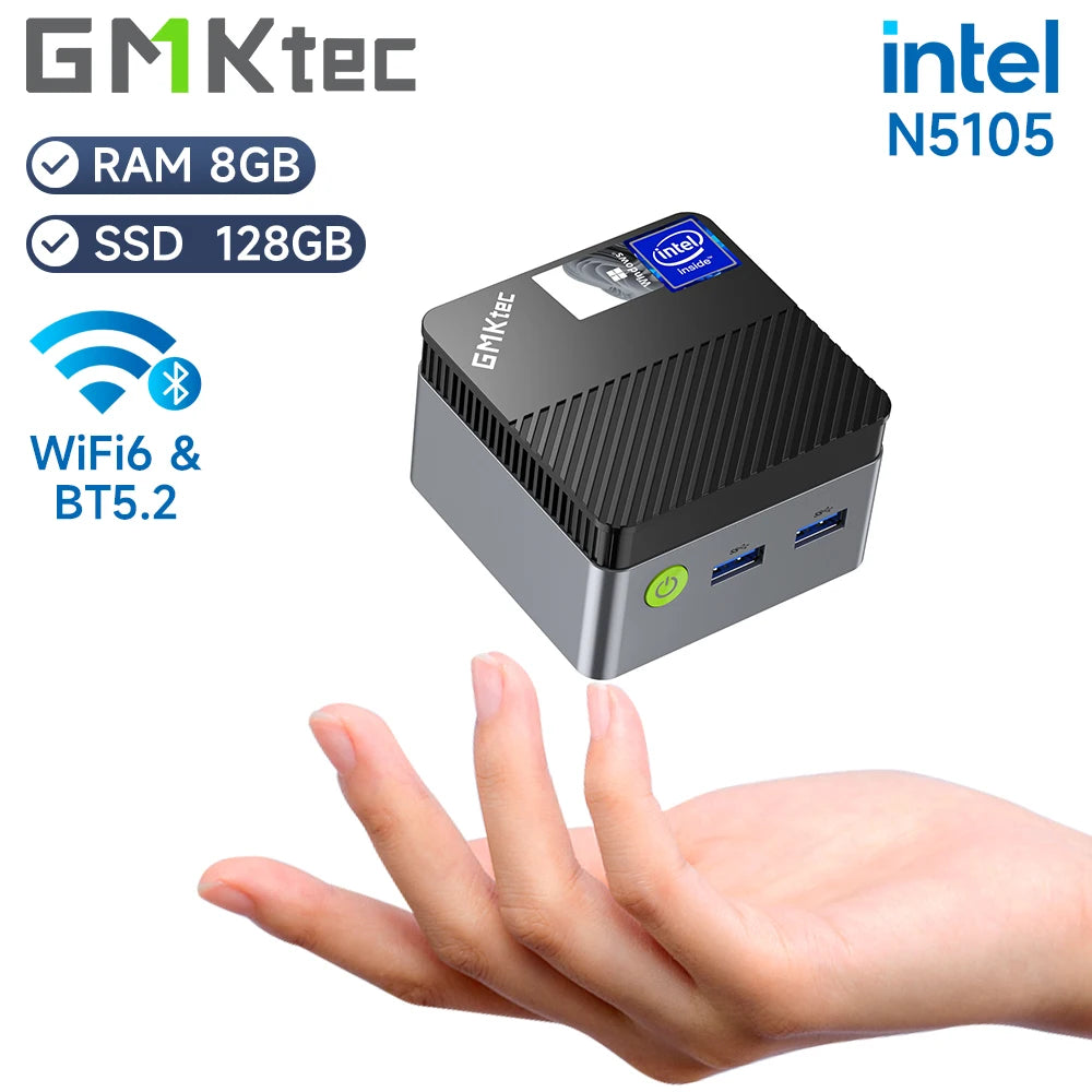 Mini PC Intel Celeron N5105 Windows 11 Pro