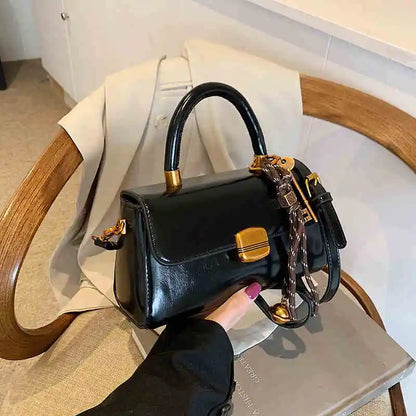 Oil Waxed Leather Women's Bag