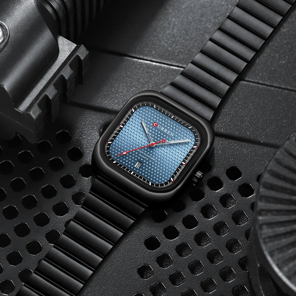 CURREN Simple Business Square Quartz Watch