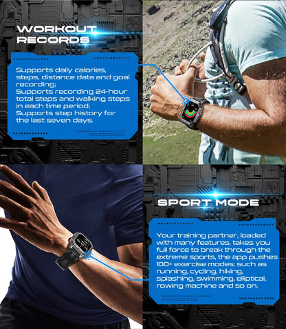 AMOLED Screen Men's Smartwatch